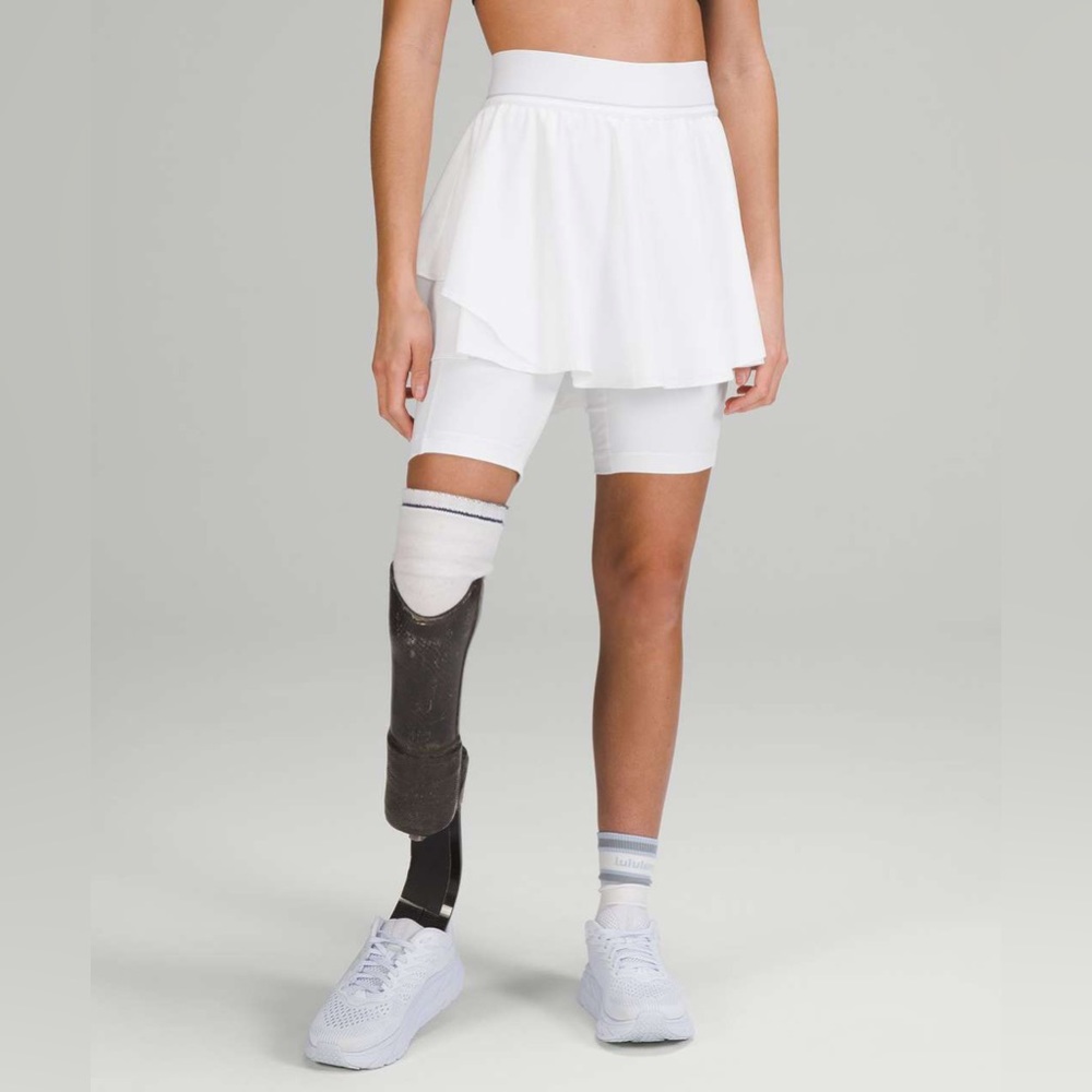 Lululemon Court Rival High-Rise Tennis Skirt
White Size 8